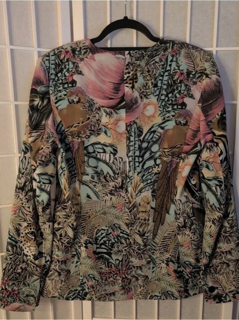 🔥 RARE FIND! Maison Scotch Tiger & Leopard Tropical Blazer 🔥 - Picture 4 of 6